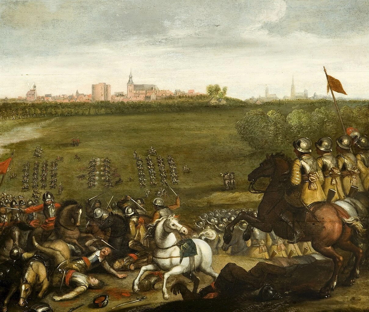 Reggimento d'attacco davanti alla città di Hattem, 1629 - Museo Voerman, Hattem